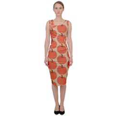 Cute Pumpkin Sleeveless Pencil Dress by ConteMonfrey