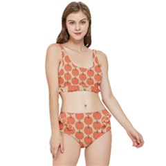 Cute Pumpkin Frilly Bikini Set by ConteMonfrey