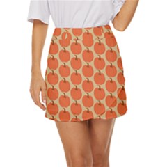 Cute Pumpkin Mini Front Wrap Skirt by ConteMonfrey