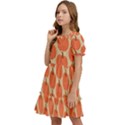 Cute Pumpkin Kids  Puff Sleeved Dress View3