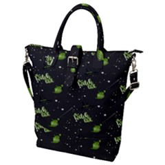 Halloween - The Witch Is Back   Buckle Top Tote Bag by ConteMonfrey