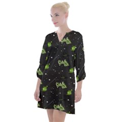 Halloween - The Witch Is Back   Open Neck Shift Dress by ConteMonfrey