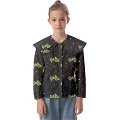 Halloween - The Witch Is Back   Kids  Peter Pan Collar Blouse by ConteMonfrey