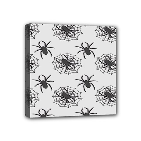 Spider Web - Halloween Decor Mini Canvas 4  X 4  (stretched) by ConteMonfrey