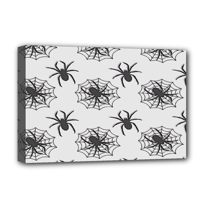 Spider Web - Halloween Decor Deluxe Canvas 18  x 12  (Stretched)