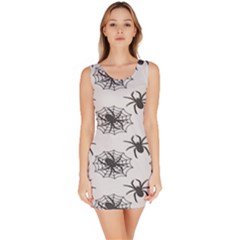 Spider Web - Halloween Decor Bodycon Dress by ConteMonfrey