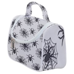 Spider Web - Halloween Decor Satchel Handbag by ConteMonfrey