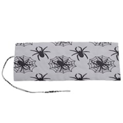 Spider Web - Halloween Decor Roll Up Canvas Pencil Holder (s) by ConteMonfrey