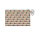 Halloween Palette Plaids   Canvas Cosmetic Bag (Medium) View2