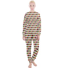 Halloween Palette Plaids   Women s Lounge Set by ConteMonfrey