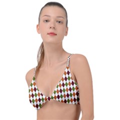 Halloween Palette Plaids   Knot Up Bikini Top