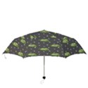 Green Vampire Mouth - Halloween Modern Decor Folding Umbrellas View3