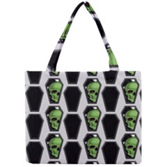 Coffins And Skulls - Modern Halloween Decor  Mini Tote Bag by ConteMonfrey