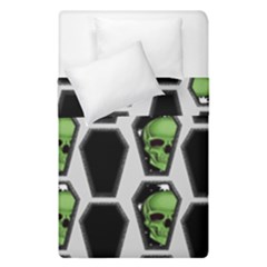 Coffins And Skulls - Modern Halloween Decor  Duvet Cover Double Side (single Size) by ConteMonfrey