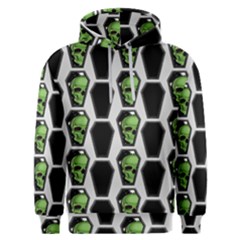 Coffins And Skulls - Modern Halloween Decor  Men s Overhead Hoodie by ConteMonfrey