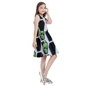 Coffins And Skulls - Modern Halloween Decor  Kids  Skater Dress View3