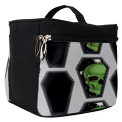 Coffins And Skulls - Modern Halloween Decor  Make Up Travel Bag (small) by ConteMonfrey