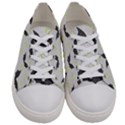 Boo! Bat Rain - Halloween Decor  Men s Low Top Canvas Sneakers View1