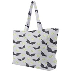 Boo! Bat Rain - Halloween Decor  Simple Shoulder Bag by ConteMonfrey