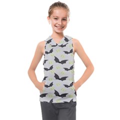 Boo! Bat Rain - Halloween Decor  Kids  Sleeveless Hoodie by ConteMonfrey