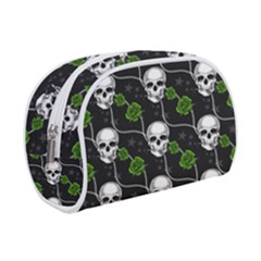 Green Roses And Skull - Romantic Halloween   Make Up Case (small) by ConteMonfrey