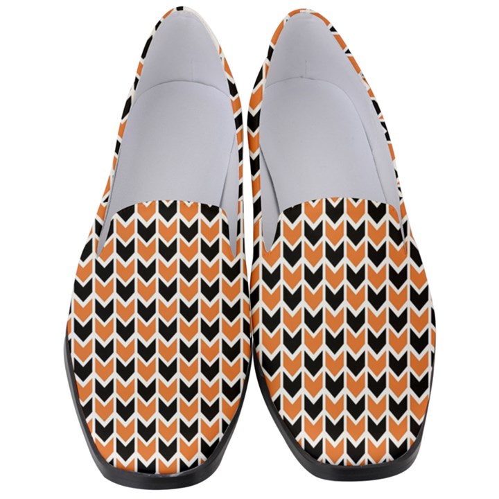 Halloween Plaids arrow Women s Classic Loafer Heels