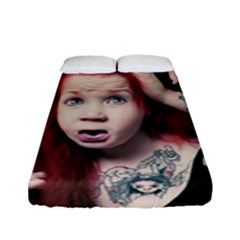 Creepy Monster Student At Classroom Fitted Sheet (full/ Double Size) by dflcprintsclothing