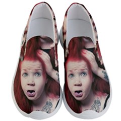 Creepy Monster Student At Classroom Men s Lightweight Slip Ons by dflcprintsclothing