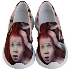 Creepy Monster Student At Classroom Kids Lightweight Slip Ons by dflcprintsclothing