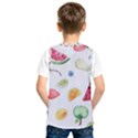 Fruit Summer Vitamin Watercolor Kids  Basketball Tank Top View2