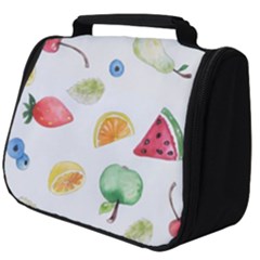 Fruit Summer Vitamin Watercolor Full Print Travel Pouch (big) by Wegoenart