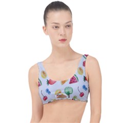 Fruit Summer Vitamin Watercolor The Little Details Bikini Top by Wegoenart