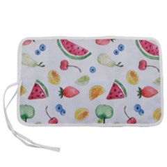 Fruit Summer Vitamin Watercolor Pen Storage Case (l) by Wegoenart