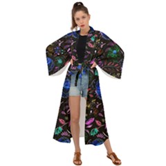 Background Nature Texture Design Maxi Kimono by Wegoenart