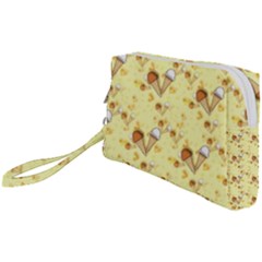 Ice Cream Cone Dessert Wristlet Pouch Bag (small)