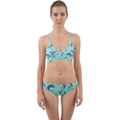 Flemish Picture Drawing Summer Wrap Around Bikini Set by Wegoenart