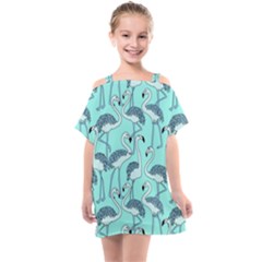 Flemish Picture Drawing Summer Kids  One Piece Chiffon Dress by Wegoenart