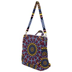 Kaleidoscope Mandala Colorful Crossbody Backpack by Wegoenart