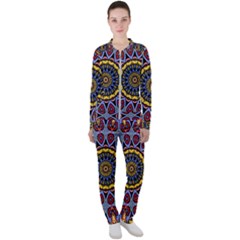 Kaleidoscope Mandala Colorful Casual Jacket And Pants Set by Wegoenart