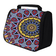 Kaleidoscope Mandala Colorful Full Print Travel Pouch (small) by Wegoenart