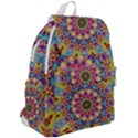 Rosette Mandala Ornament Wallpaper Top Flap Backpack View2