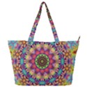 Rosette Mandala Ornament Wallpaper Full Print Shoulder Bag View1