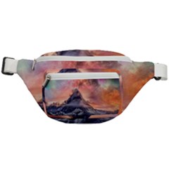 Mountain Cosmos Universe Nature Fanny Pack by Wegoenart