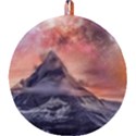 Mountain Cosmos Universe Nature Round Trivet View1