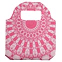 Mandala Pink Abstract Premium Foldable Grocery Recycle Bag View2