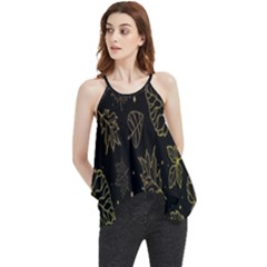 Leaves-01 Flowy Camisole Tank Top by nateshop