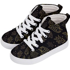 Leaves-01 Kids  Hi-top Skate Sneakers by nateshop