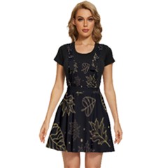 Leaves-01 Apron Dress by nateshop