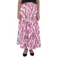 Merry-christmas Flared Maxi Skirt by nateshop