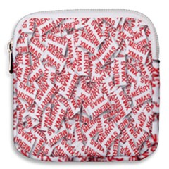 Merry-christmas Mini Square Pouch by nateshop